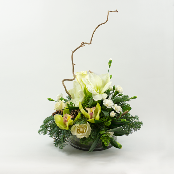 Table setting in glass