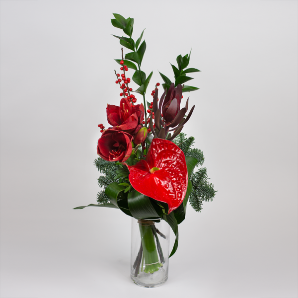 An extravagant Christmas bouquet