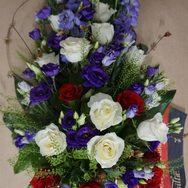 Funeral arrangement Knight's spur