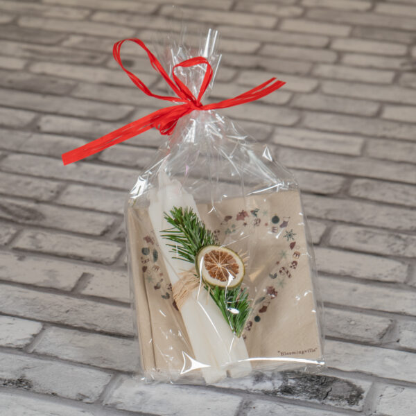 Kynttilät ja servetit