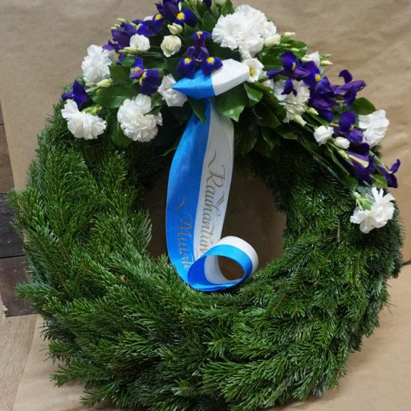 Coniferous grave wreath